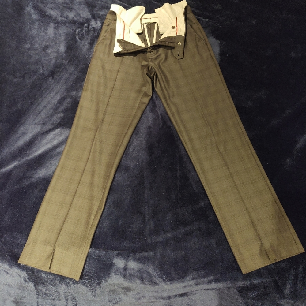 Brunello Cucinelli Virgin Wool Dress Trousers